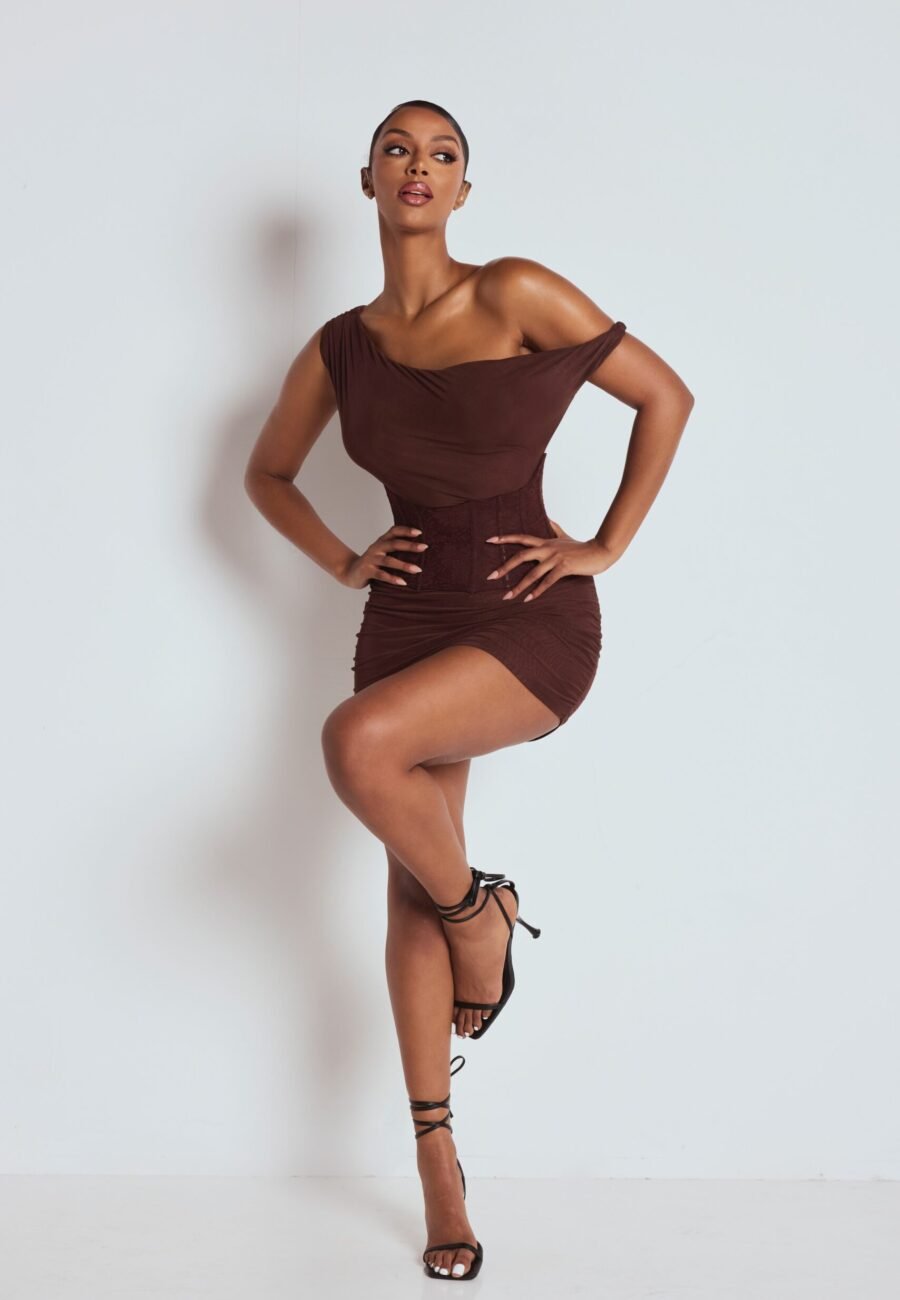 The Aurelia Brown Dress
