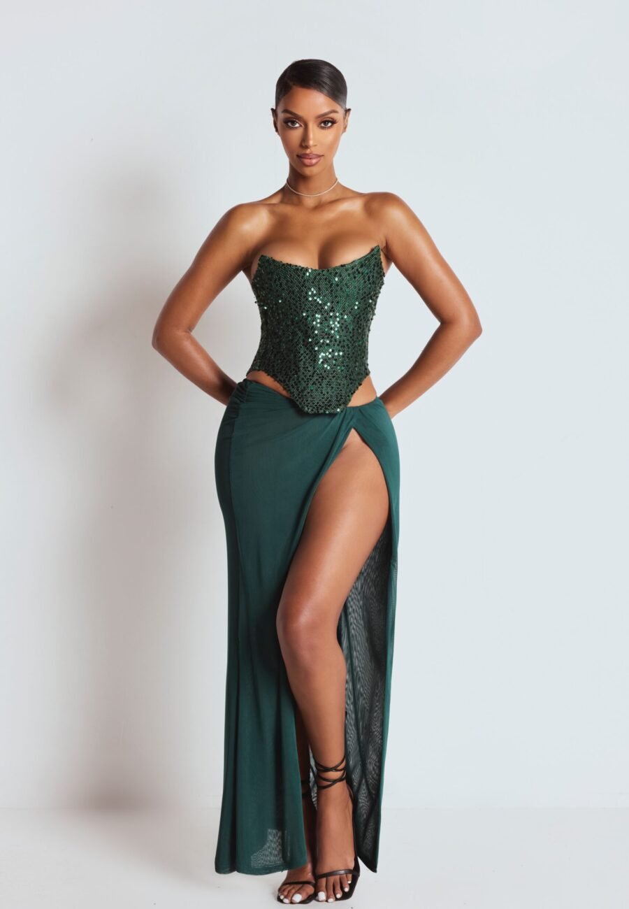 The Esmeralda Two Piece Green